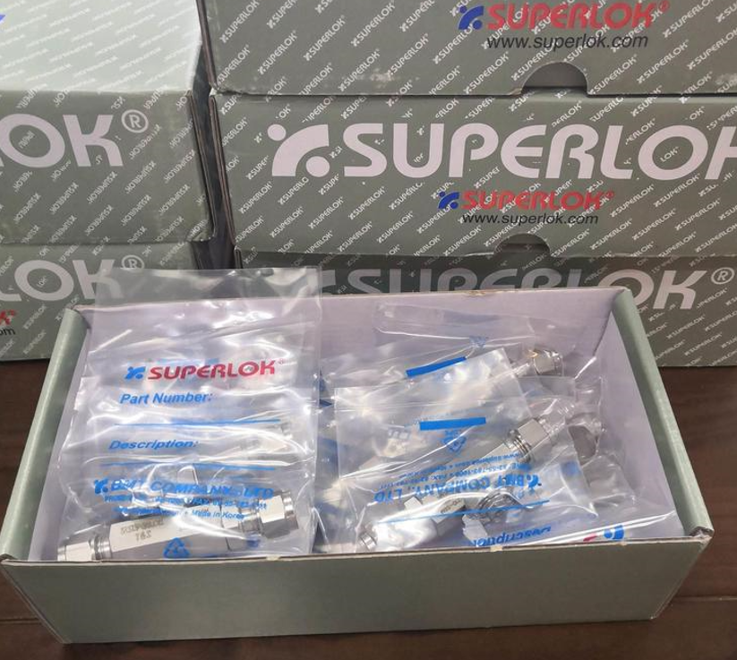 韩国SUPERLOK变径三通SRUT-12-4卡套接头原装现货
