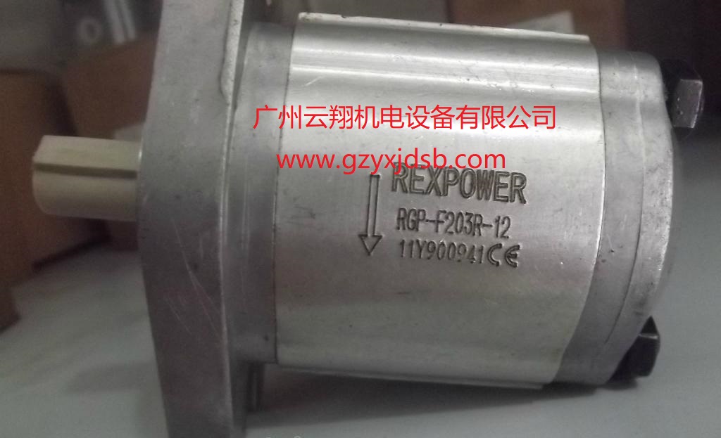 台湾REXPOWER锐力RGP-F203R-12齿轮泵