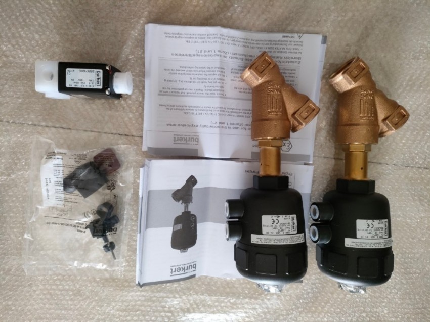 德国burkert 宝德 5404 B 12.0 EF MS G1/2 PN 0-4bar 230v 8W