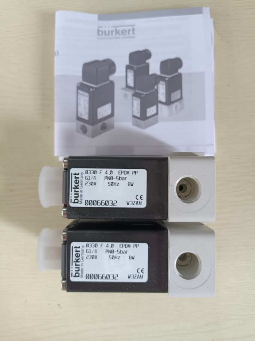 burkert宝德电磁阀 A 13 FKM VA G1/2 PN0-10bar 230v 50hz 8w