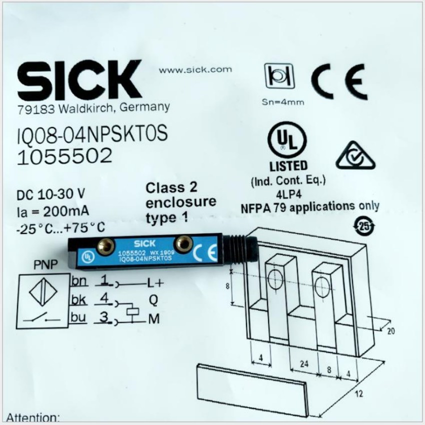 原装SICK施克接近开关IM18-08NNS 08NPS 08BNS 12NPS-ZW1