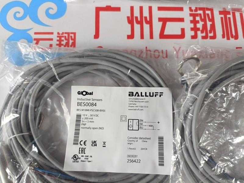 Balluff巴鲁夫 BES00AU+BES M30MM-POC30F-S04K 电感式传感器
