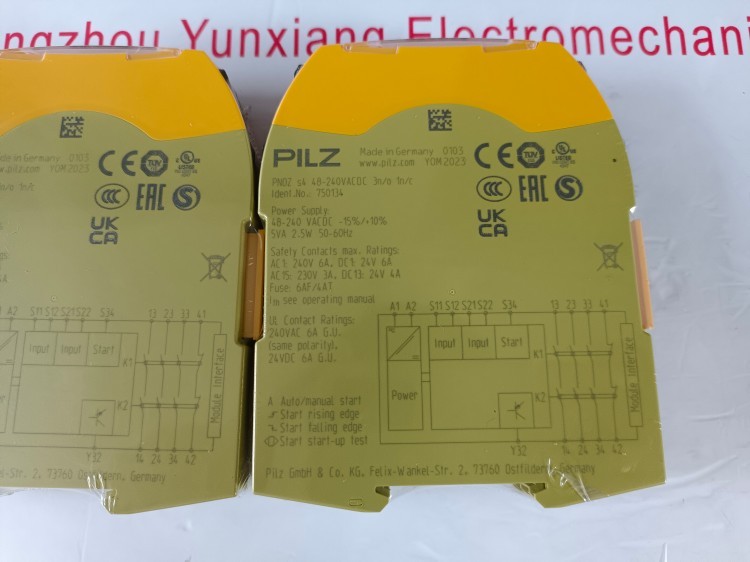 全新原装774133 PNOZ e1.1p 24VDC 2so皮尔兹继电器