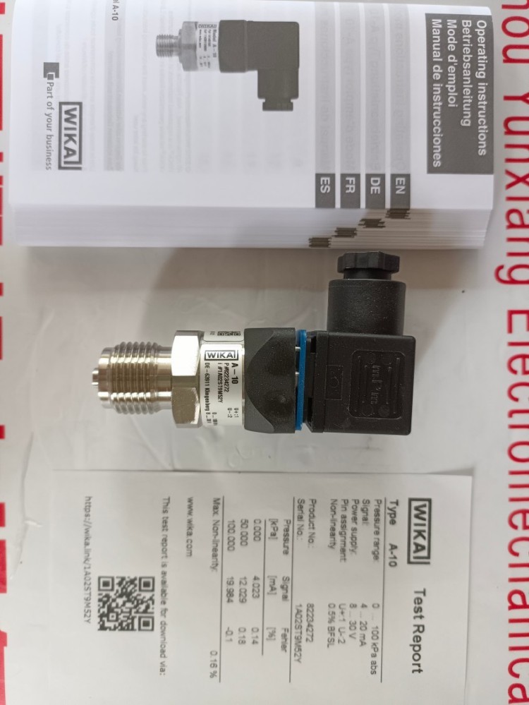 TR10+T15德国威卡WIKA热电阻温度变送器