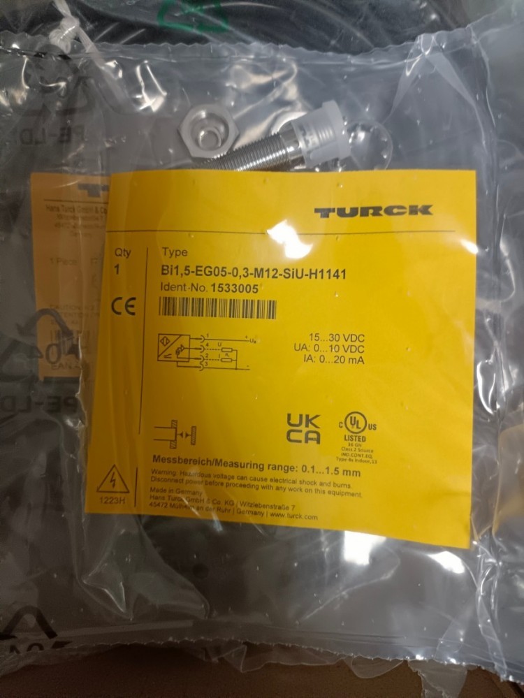 原装FCI-D10A4P-LIX-H1141图尔克TURCK传感器