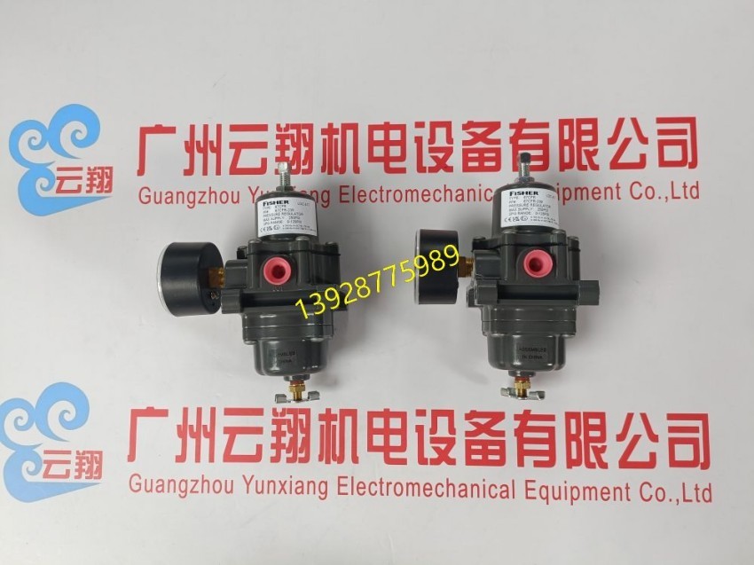 fisher费希尔FS-67CFR-237调压阀带压力表，